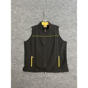 Stryker Womens Full Zip Vest Size 2XL Black Pockets Outdoor Casual Soft Shell